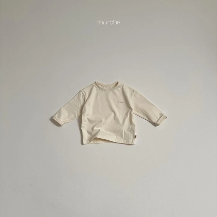 Mini Robe - Korean Baby Fashion - #onlinebabyboutique - Robe Logo Long Sleeve Tee - 5