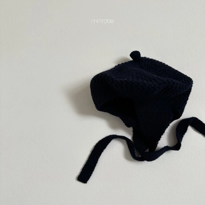 Mini Robe - Korean Baby Fashion - #smilingbaby - Beret Bonnet - 5