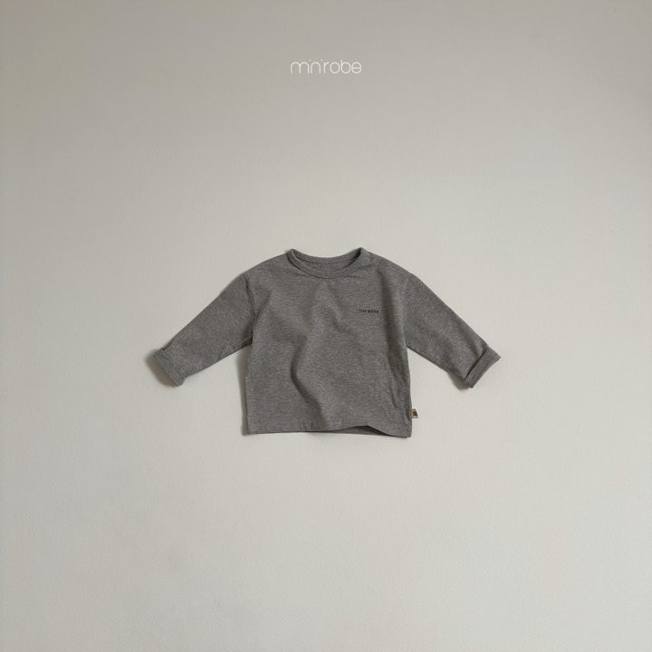 Mini Robe - Korean Baby Fashion - #smilingbaby - Robe Logo Long Sleeve Tee - 7
