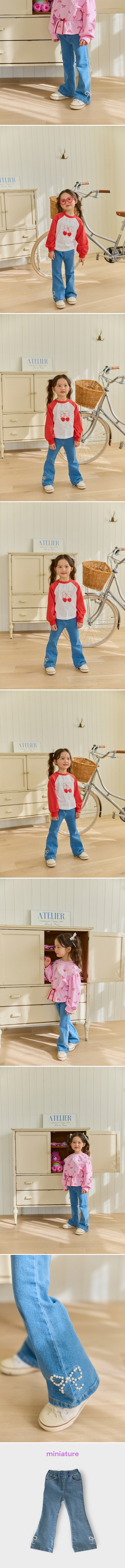 Miniature - Korean Children Fashion - #kidsshorts - Bling Denim Pants