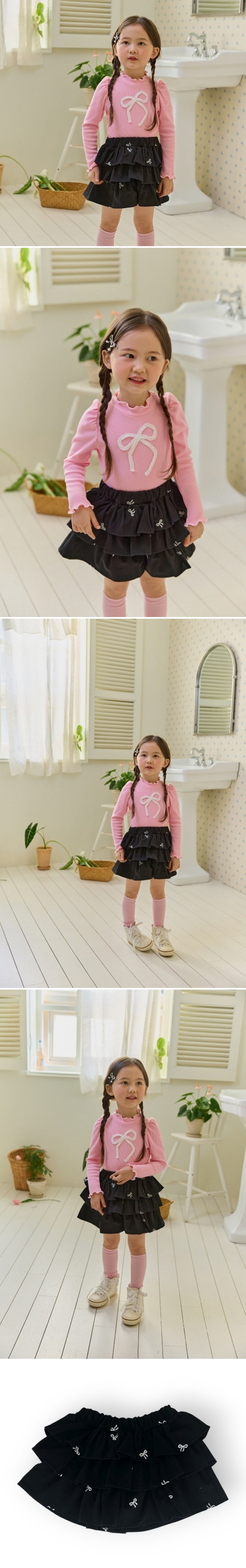 Miniature - Korean Children Fashion - #minifashionista - Cute Ribbon Skirt
