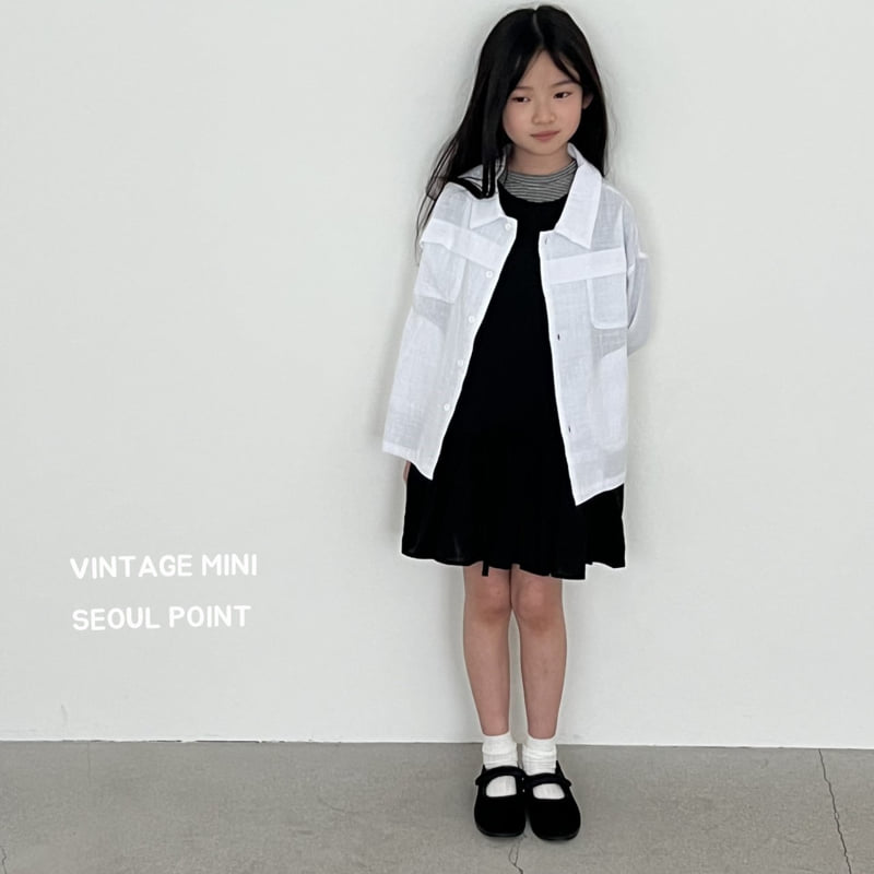 Minipoint - Korean Children Fashion - #Kfashion4kids - Pocket Button Cover Jacket - 9
