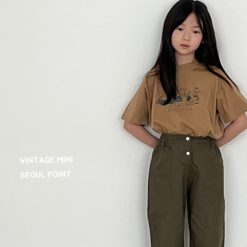 Minipoint - Korean Children Fashion - #Kfashion4kids - Gather Rabbit Tee - 11
