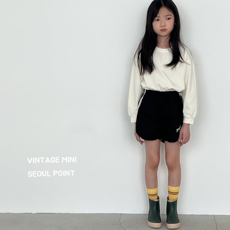 Minipoint - Korean Children Fashion - #Kfashion4kids - Shoulder Embroidery Tee - 6