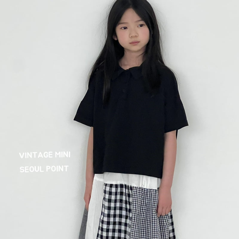 Minipoint - Korean Children Fashion - #Kfashion4kids - Checked Felt Skirt - 11