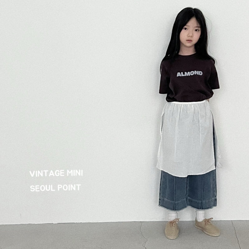 Minipoint - Korean Children Fashion - #Kfashion4kids - Side Slit Apron - 5