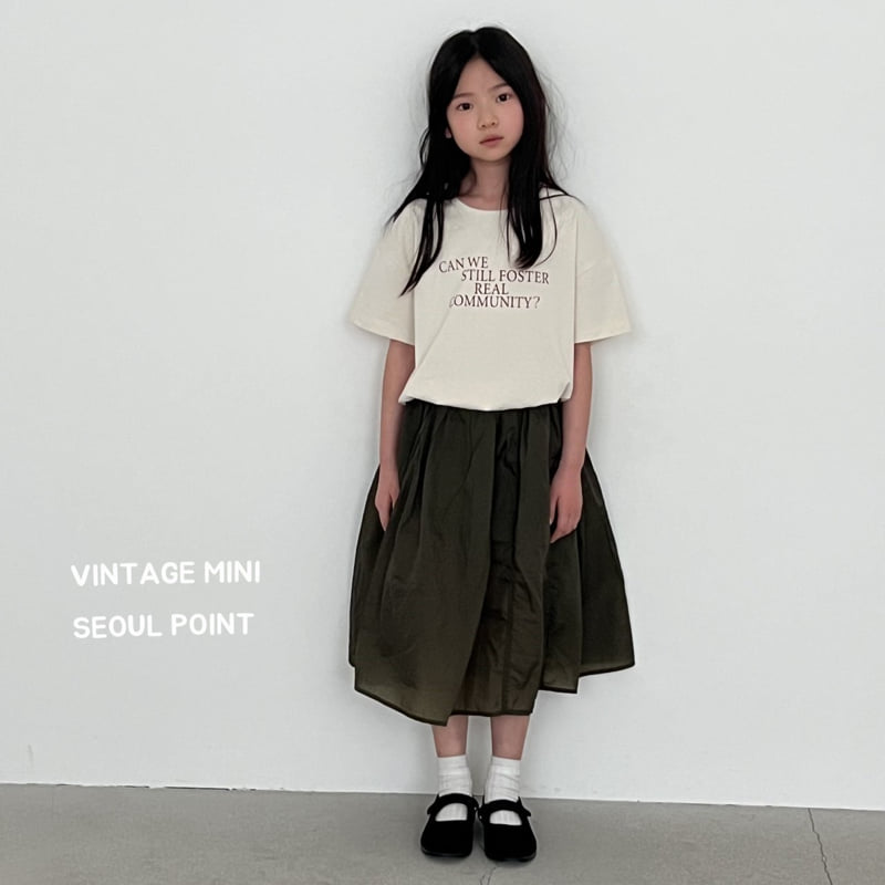 Minipoint - Korean Children Fashion - #childofig - Can We Banding Tee - 11
