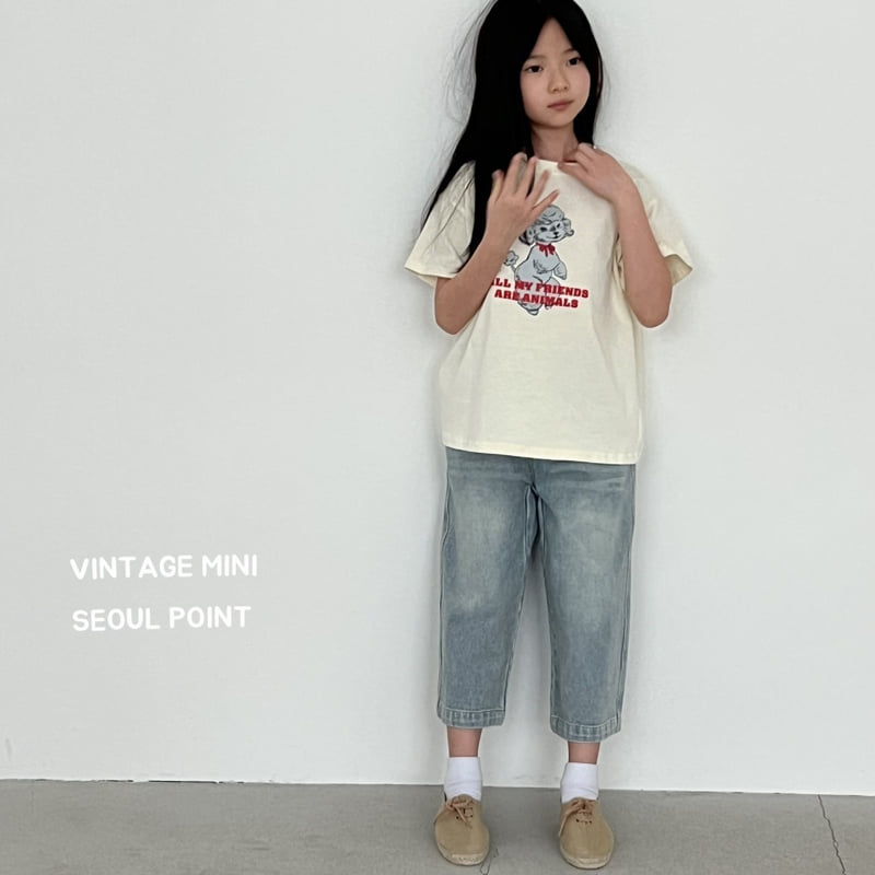 Minipoint - Korean Children Fashion - #childofig - Poodle Puppy Tee - 8