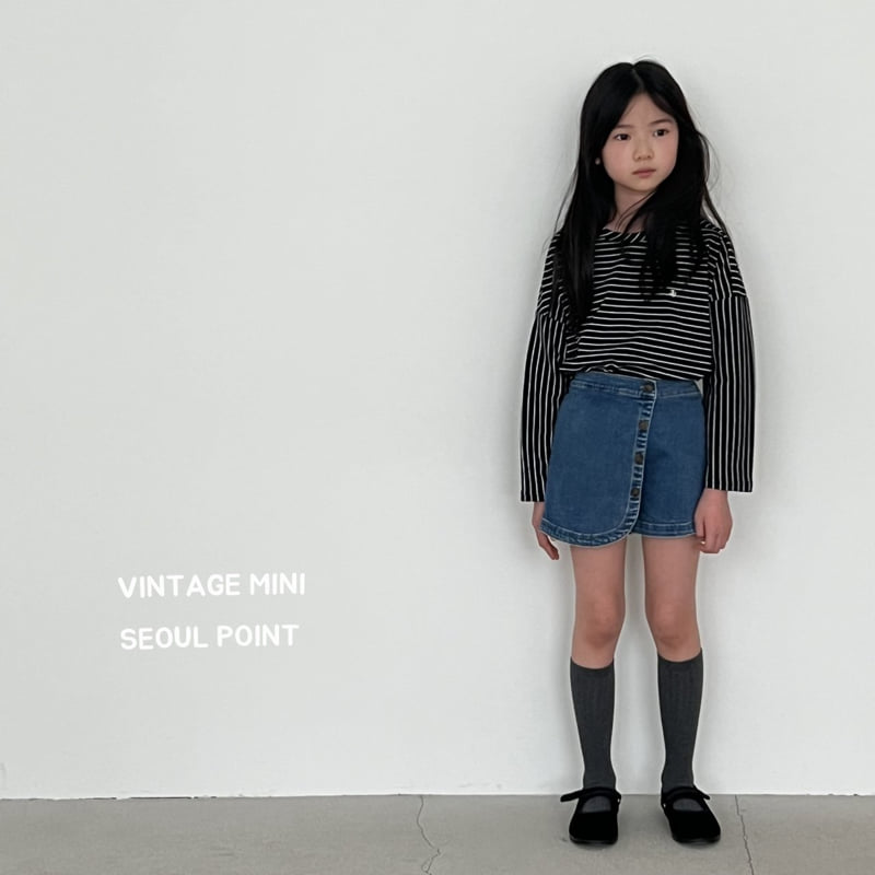Minipoint - Korean Children Fashion - #childofig - Stripe Long Sleeve Tee - 5