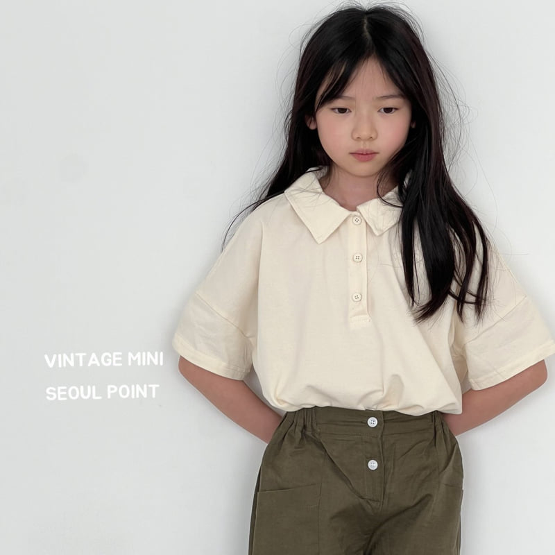 Minipoint - Korean Children Fashion - #childofig - Center Cut Long Pants - 6