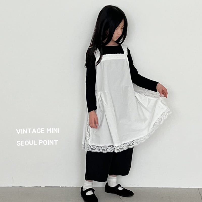 Minipoint - Korean Children Fashion - #childofig - Lace Layered One-piece - 11