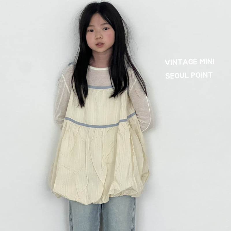 Minipoint - Korean Children Fashion - #childrensboutique - Tape Bloom One-piece - 7