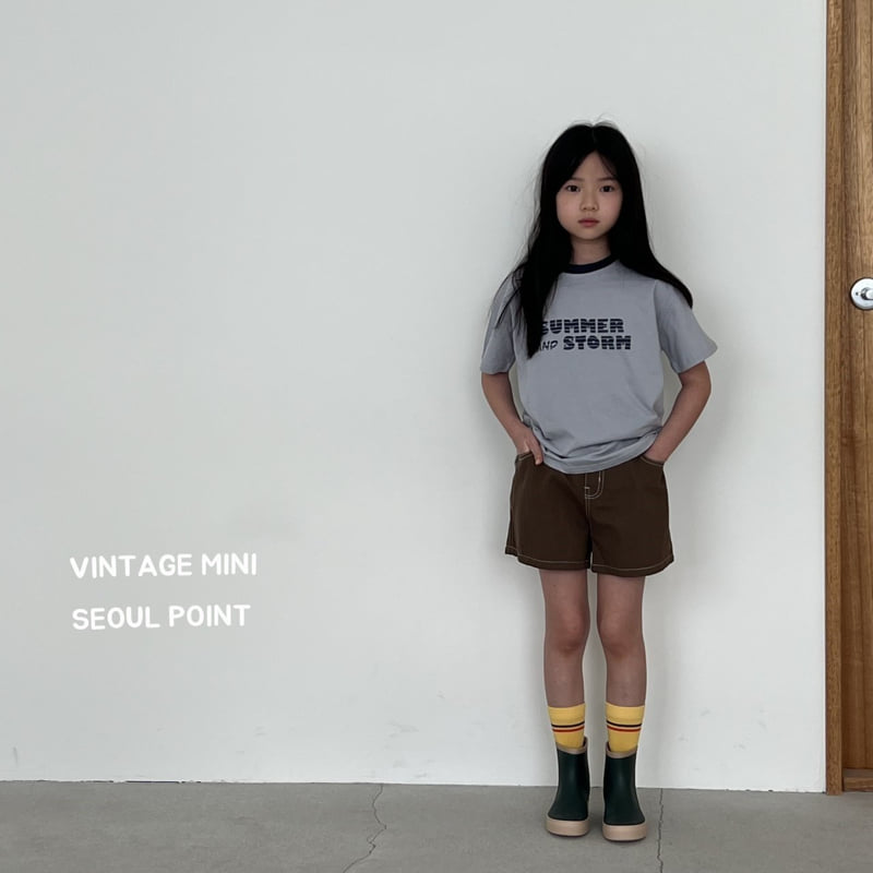 Minipoint - Korean Children Fashion - #childrensboutique - And Storm Tee - 8