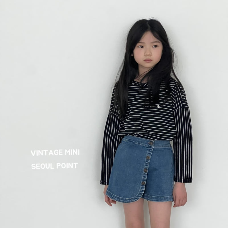 Minipoint - Korean Children Fashion - #childrensboutique - Stripe Long Sleeve Tee - 7