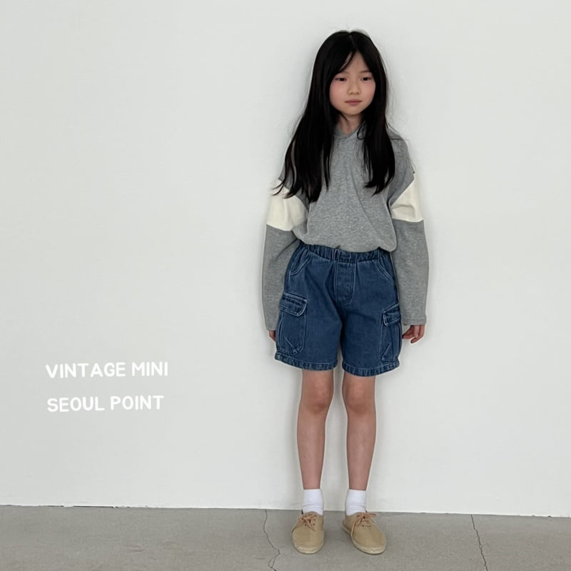 Minipoint - Korean Children Fashion - #childrensboutique - Hood Sleeve Detail Sweatshirts - 8