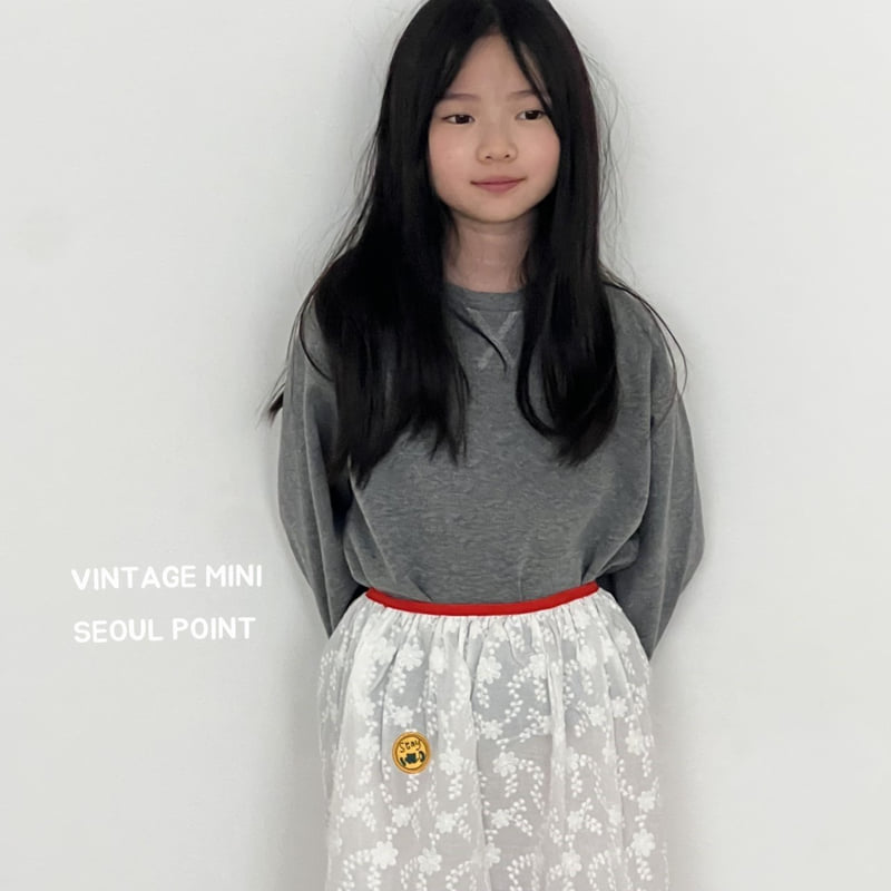 Minipoint - Korean Children Fashion - #childrensboutique - Wappen Red Waist Skirt - 2