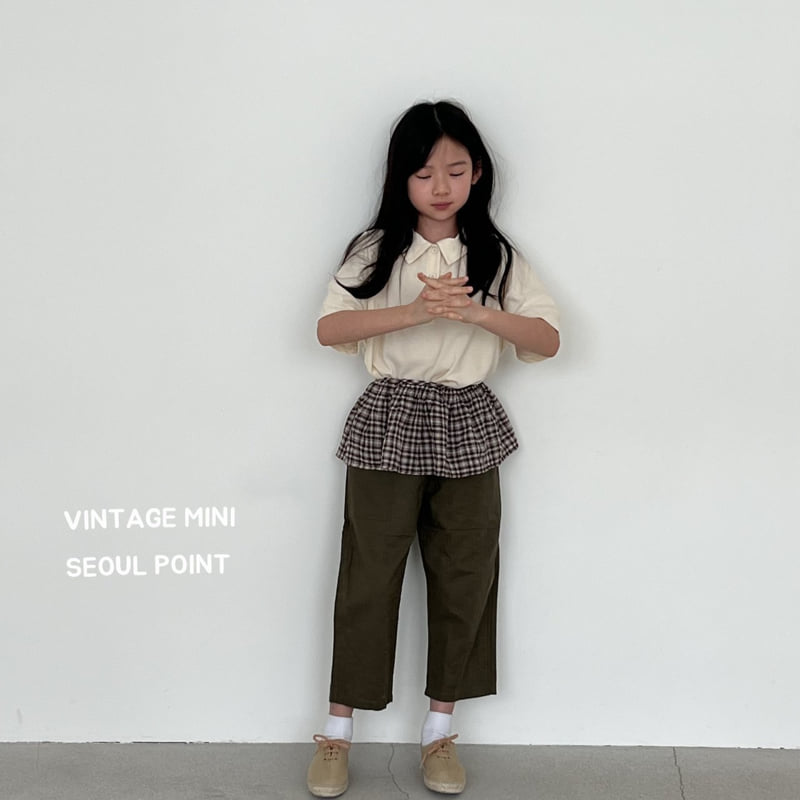 Minipoint - Korean Children Fashion - #childrensboutique - Center Cut Long Pants - 8