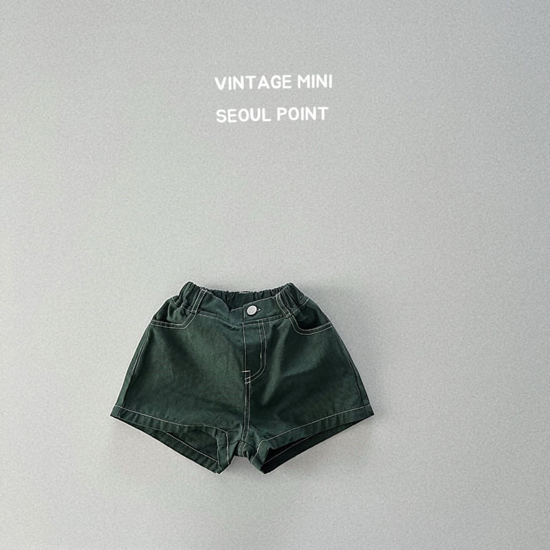 Minipoint - Korean Children Fashion - #childrensboutique - Stitch Shorts