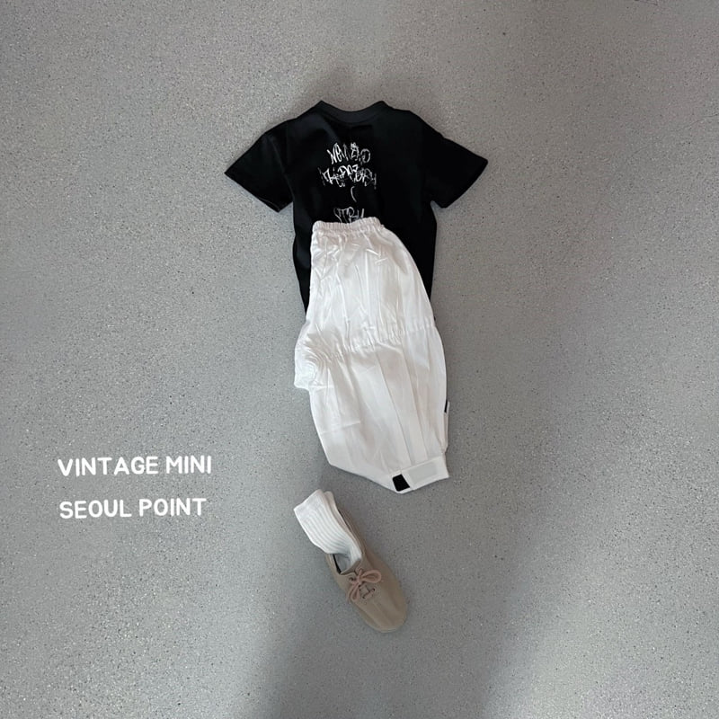 Minipoint - Korean Children Fashion - #childrensboutique - Vintage Lettering Tee - 4