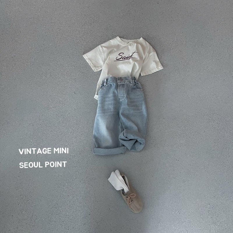 Minipoint - Korean Children Fashion - #designkidswear - Saint Tee - 2