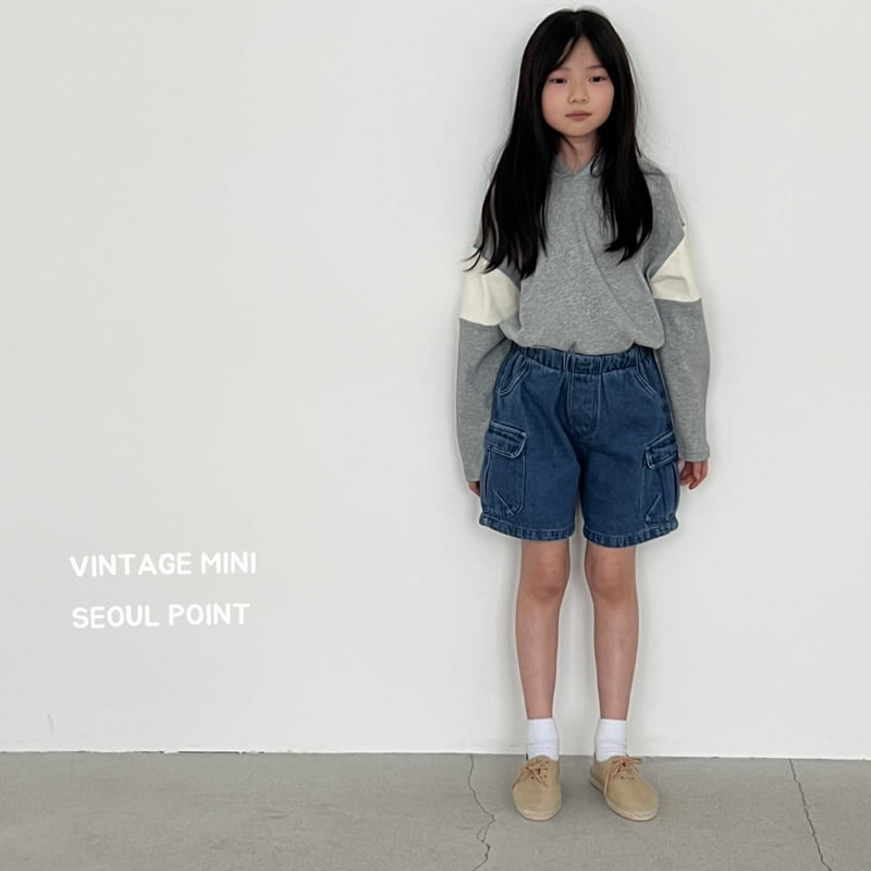 Minipoint - Korean Children Fashion - #designkidswear - Hood Sleeve Detail Sweatshirts - 9