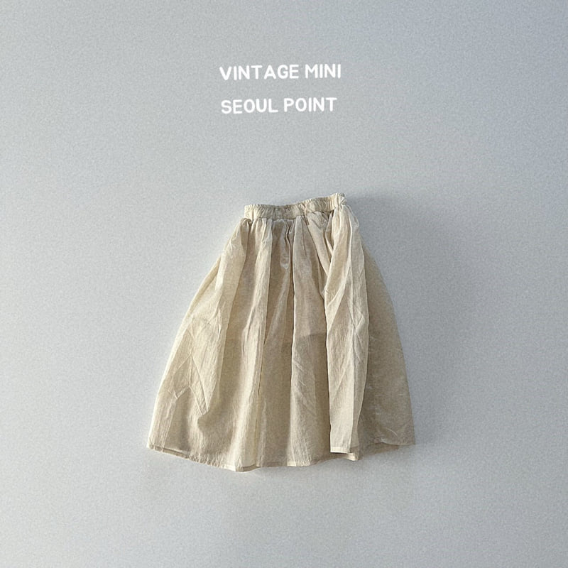 Minipoint - Korean Children Fashion - #designkidswear - Chiffon Skirt