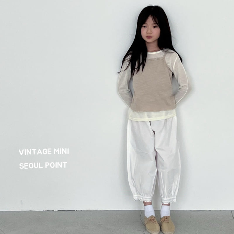 Minipoint - Korean Children Fashion - #childrensboutique - Frill Lace Pants - 4