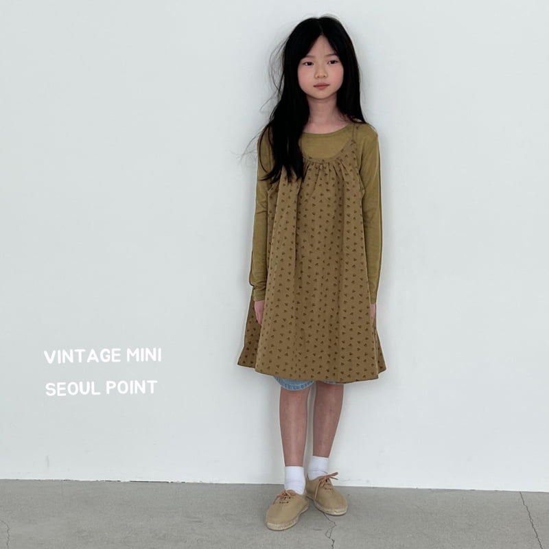 Minipoint - Korean Children Fashion - #discoveringself - Flower Layered One-piece - 12