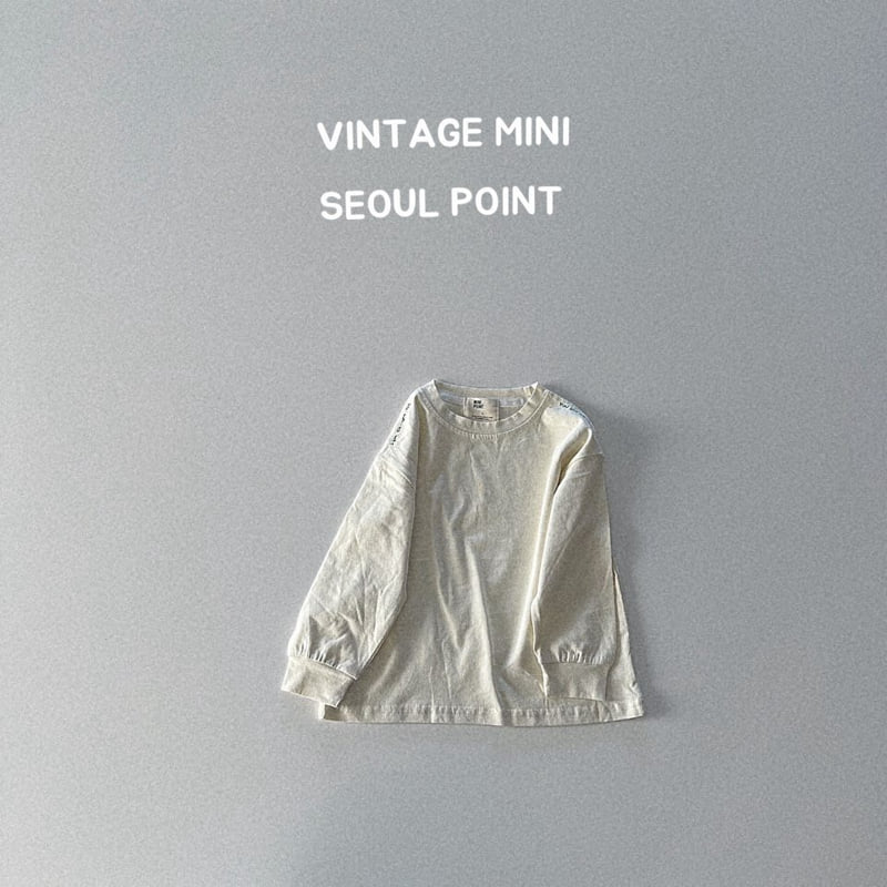 Minipoint - Korean Children Fashion - #discoveringself - Shoulder Embroidery Tee