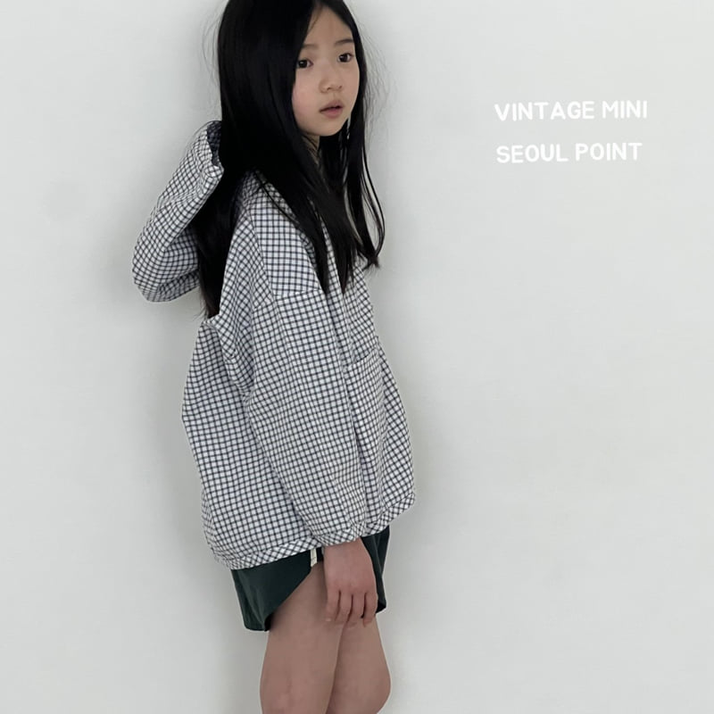 Minipoint - Korean Children Fashion - #discoveringself - Bear Check Hoody - 12