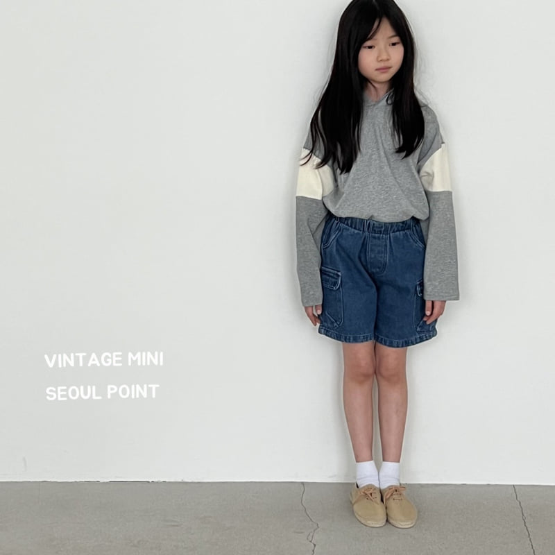 Minipoint - Korean Children Fashion - #discoveringself - Hood Sleeve Detail Sweatshirts - 10