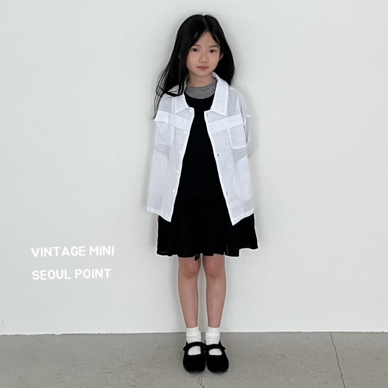 Minipoint - Korean Children Fashion - #fashionkids - Pocket Button Cover Jacket - 5