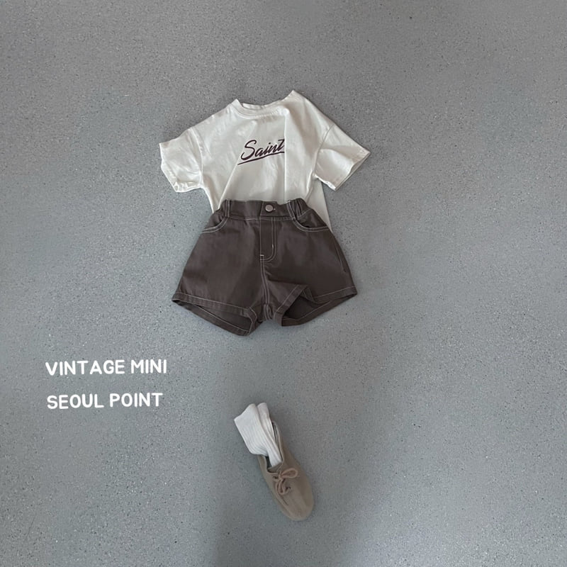 Minipoint - Korean Children Fashion - #discoveringself - Saint Tee - 4