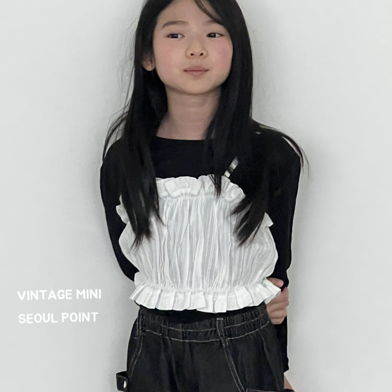 Minipoint - Korean Children Fashion - #fashionkids - Button Padded Denim Pants - 9