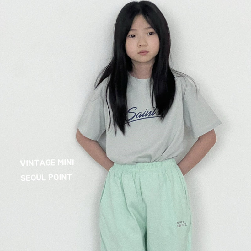 Minipoint - Korean Children Fashion - #kidsshorts - Saint Tee - 5