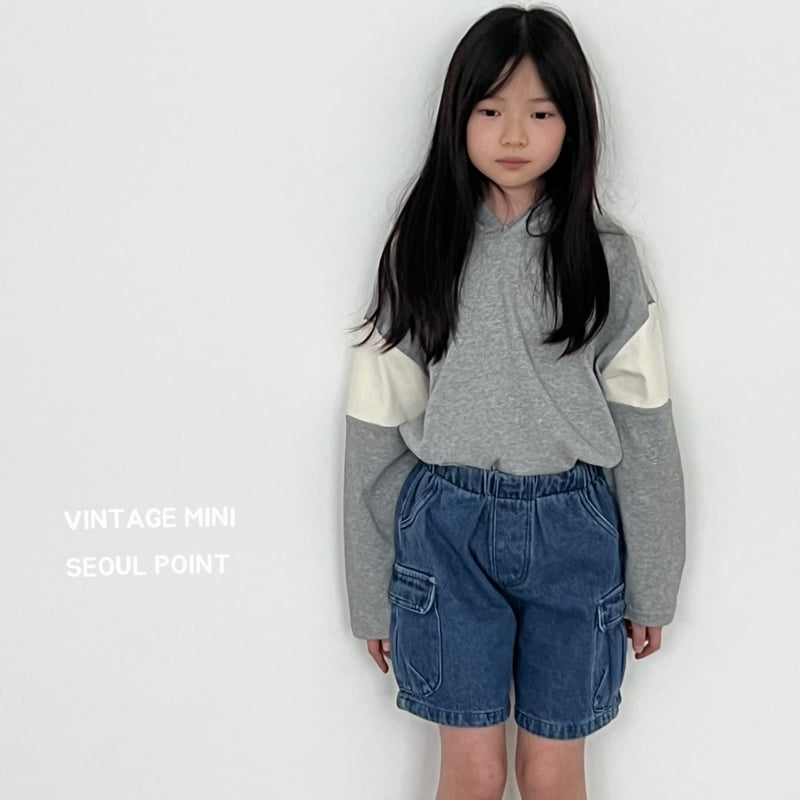 Minipoint - Korean Children Fashion - #kidsshorts - Hood Sleeve Detail Sweatshirts - 12