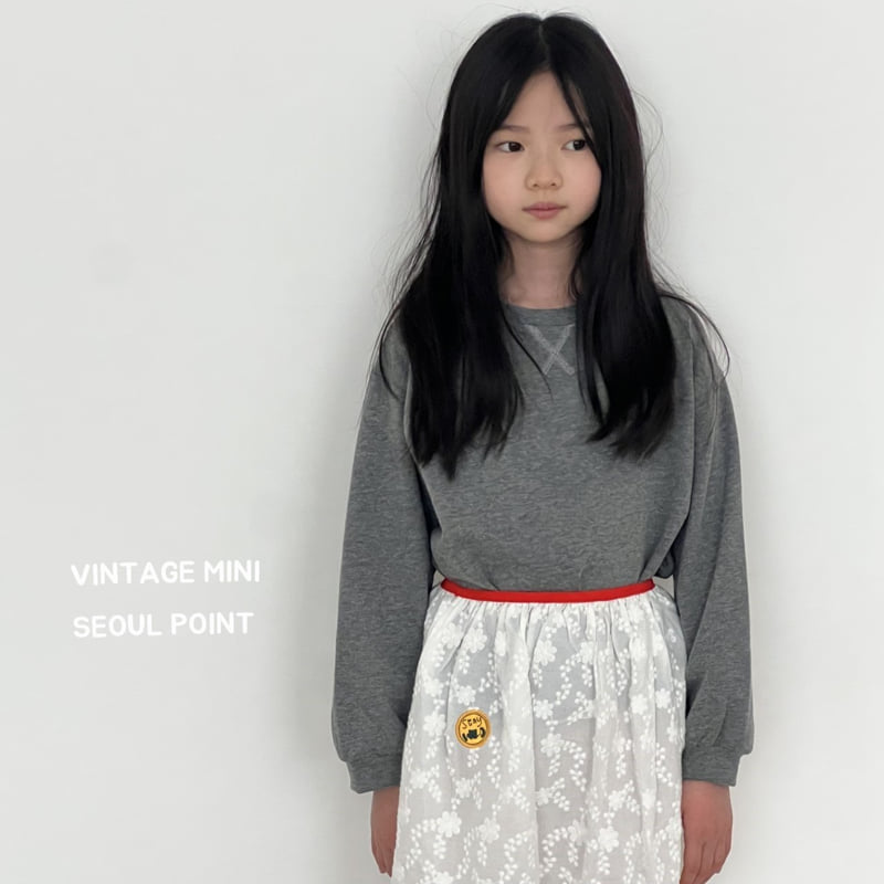 Minipoint - Korean Children Fashion - #kidsshorts - Wappen Red Waist Skirt - 6