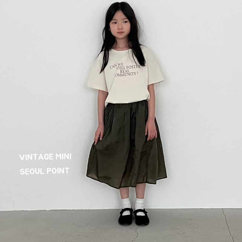Minipoint - Korean Children Fashion - #fashionkids - Chiffon Skirt - 4
