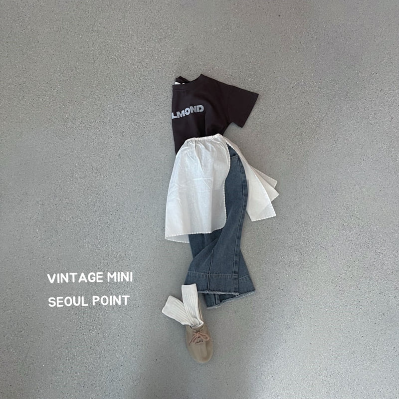 Minipoint - Korean Children Fashion - #kidsshorts - Side Slit Apron - 2