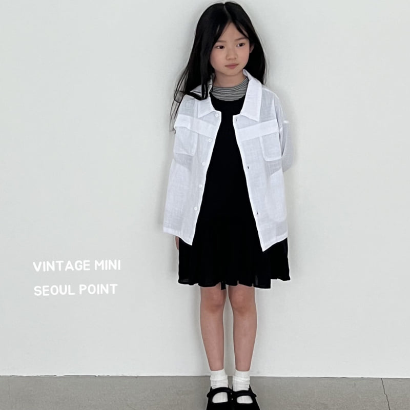 Minipoint - Korean Children Fashion - #kidsstore - Pocket Button Cover Jacket - 7
