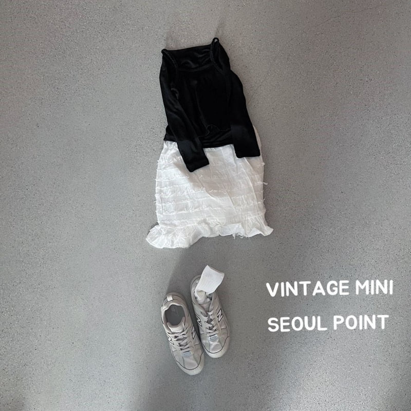 Minipoint - Korean Children Fashion - #kidsstore - Lace Strap Top - 3