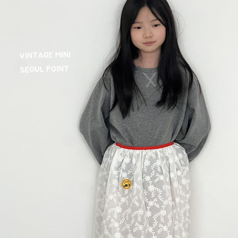 Minipoint - Korean Children Fashion - #kidsstore - Wappen Red Waist Skirt - 7