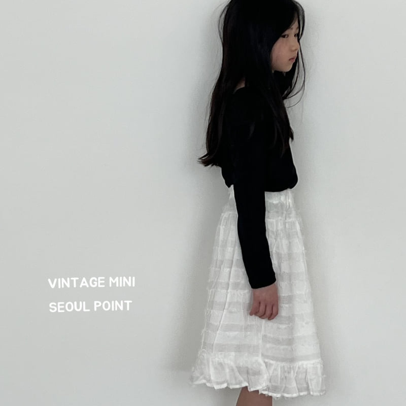 Minipoint - Korean Children Fashion - #kidsstore - Vintage Skirt - 6