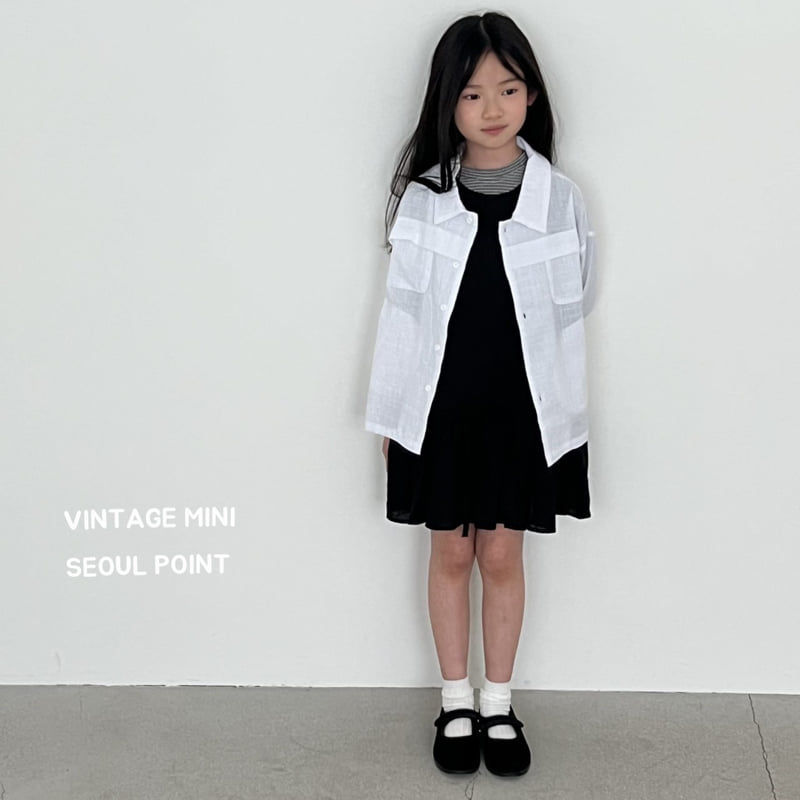 Minipoint - Korean Children Fashion - #kidzfashiontrend - Pocket Button Cover Jacket - 8