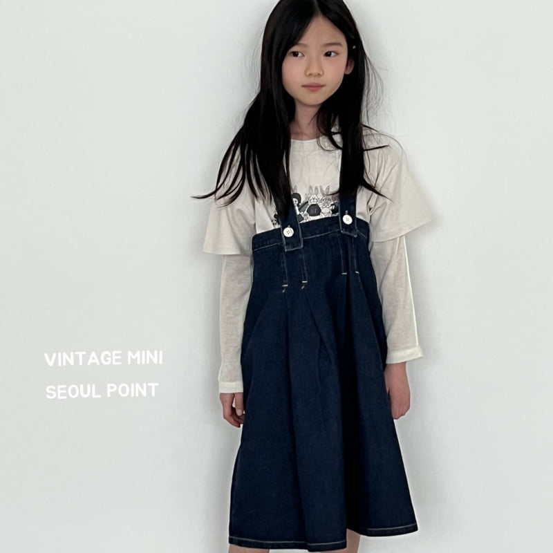 Minipoint - Korean Children Fashion - #kidzfashiontrend - Gather Rabbit Tee - 10