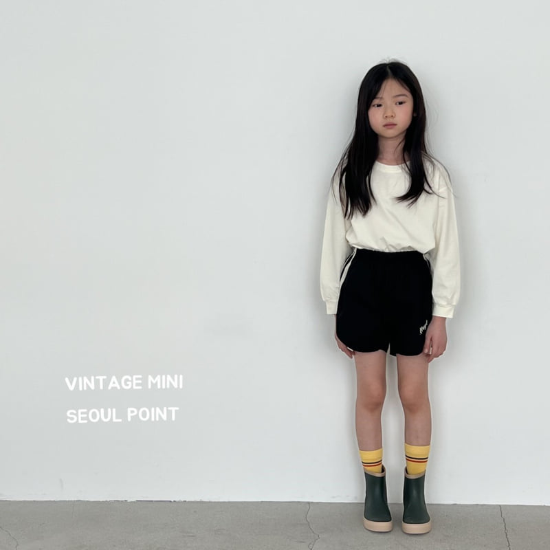 Minipoint - Korean Children Fashion - #kidzfashiontrend - Shoulder Embroidery Tee - 5