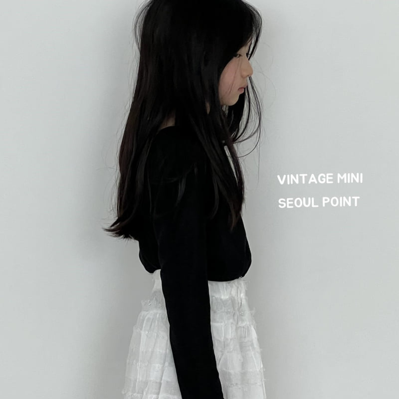 Minipoint - Korean Children Fashion - #kidzfashiontrend - Vintage Skirt - 7