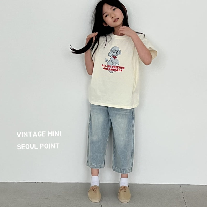 Minipoint - Korean Children Fashion - #Kfashion4kids - Poodle Puppy Tee - 4