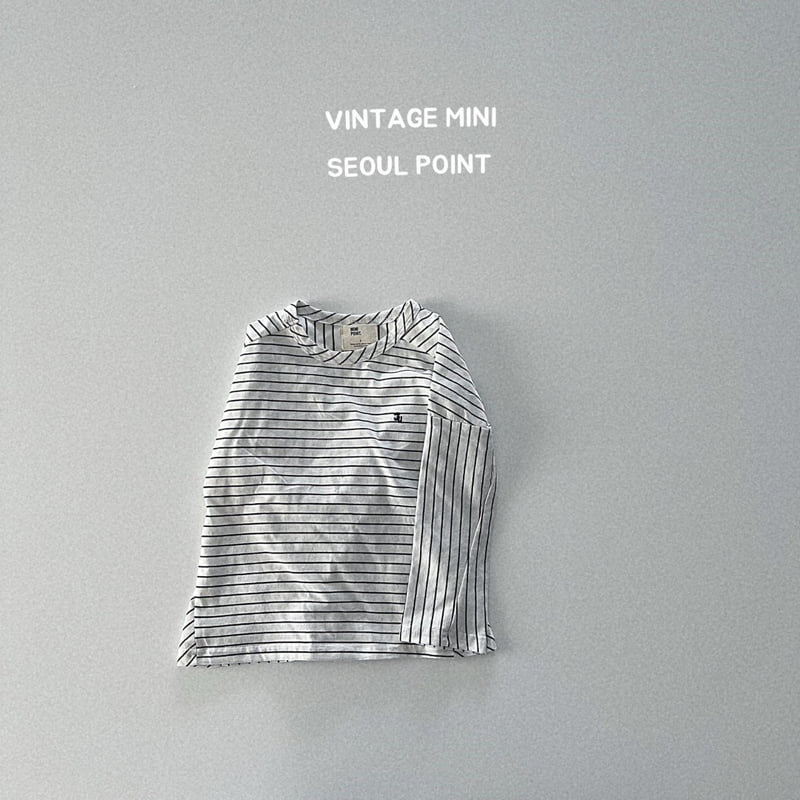 Minipoint - Korean Children Fashion - #littlefashionista - Stripe Long Sleeve Tee