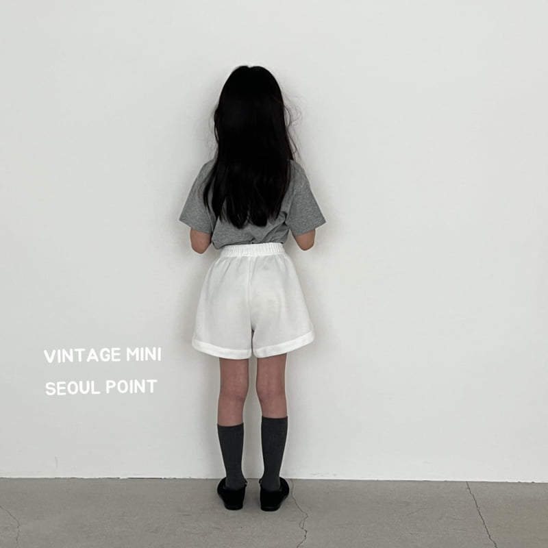 Minipoint - Korean Children Fashion - #littlefashionista - Vintage Lettering Tee - 11